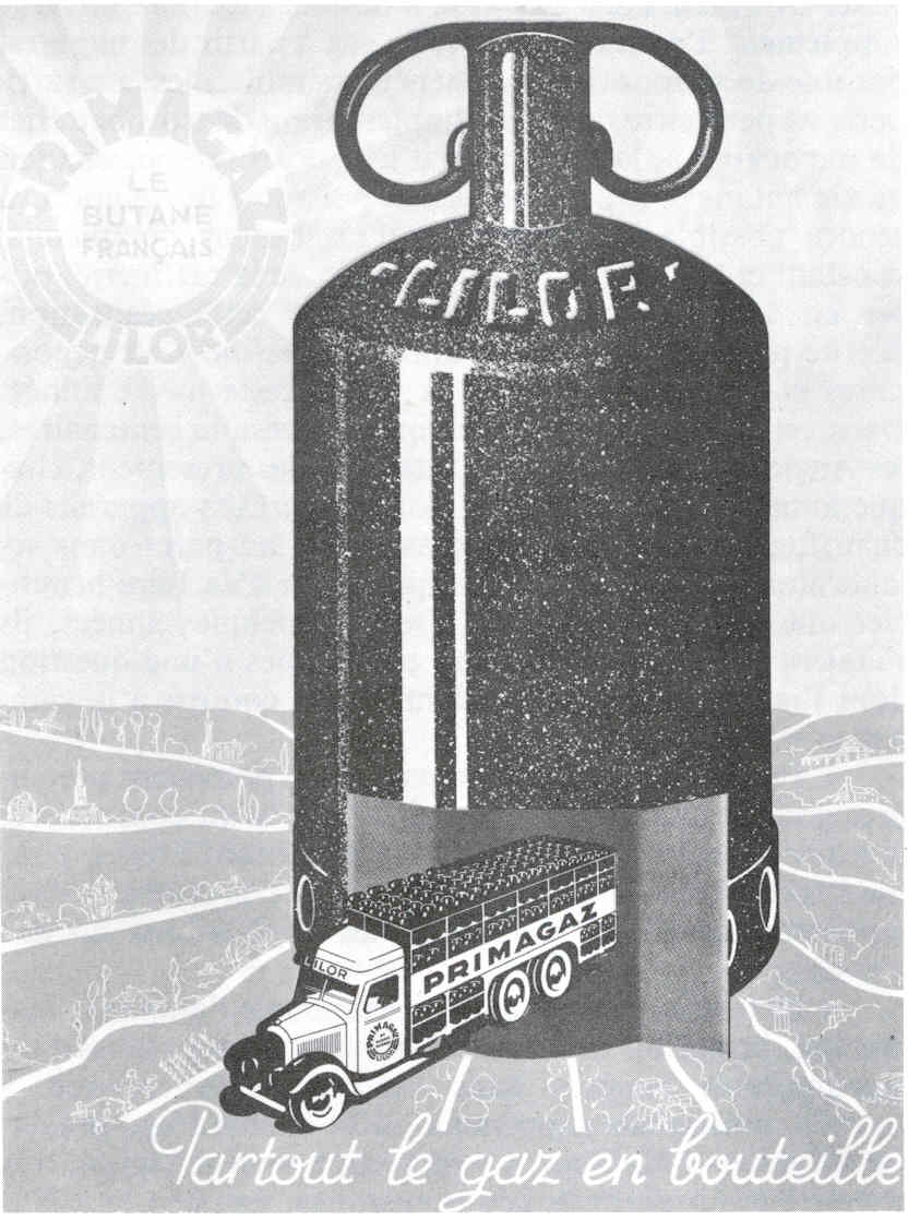 Affiche partout le gaz en bouteille