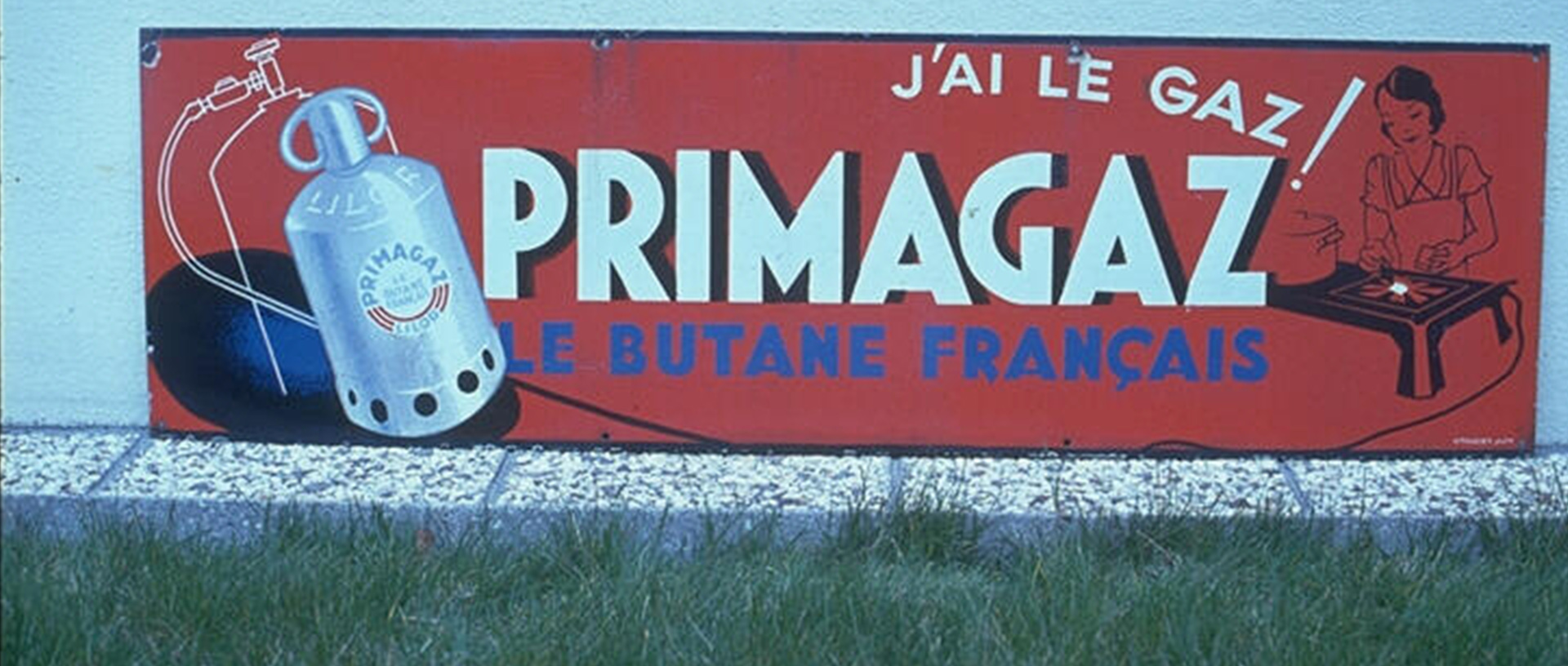 Affiche gaz butane français
