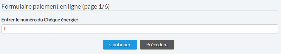entrer le numero