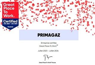 certification great place to work 2023 pour primagaz france